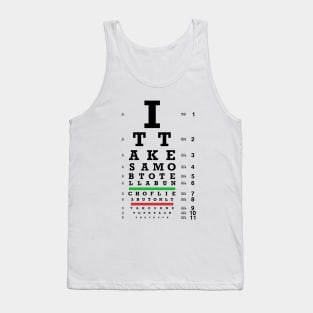 Truth Eye Chart Tank Top